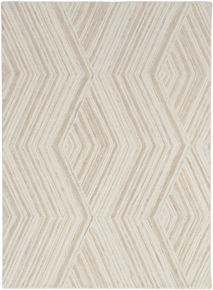 Nourison Home Graceful GRU03 Ivory Contemporary Hand Tufted Rug