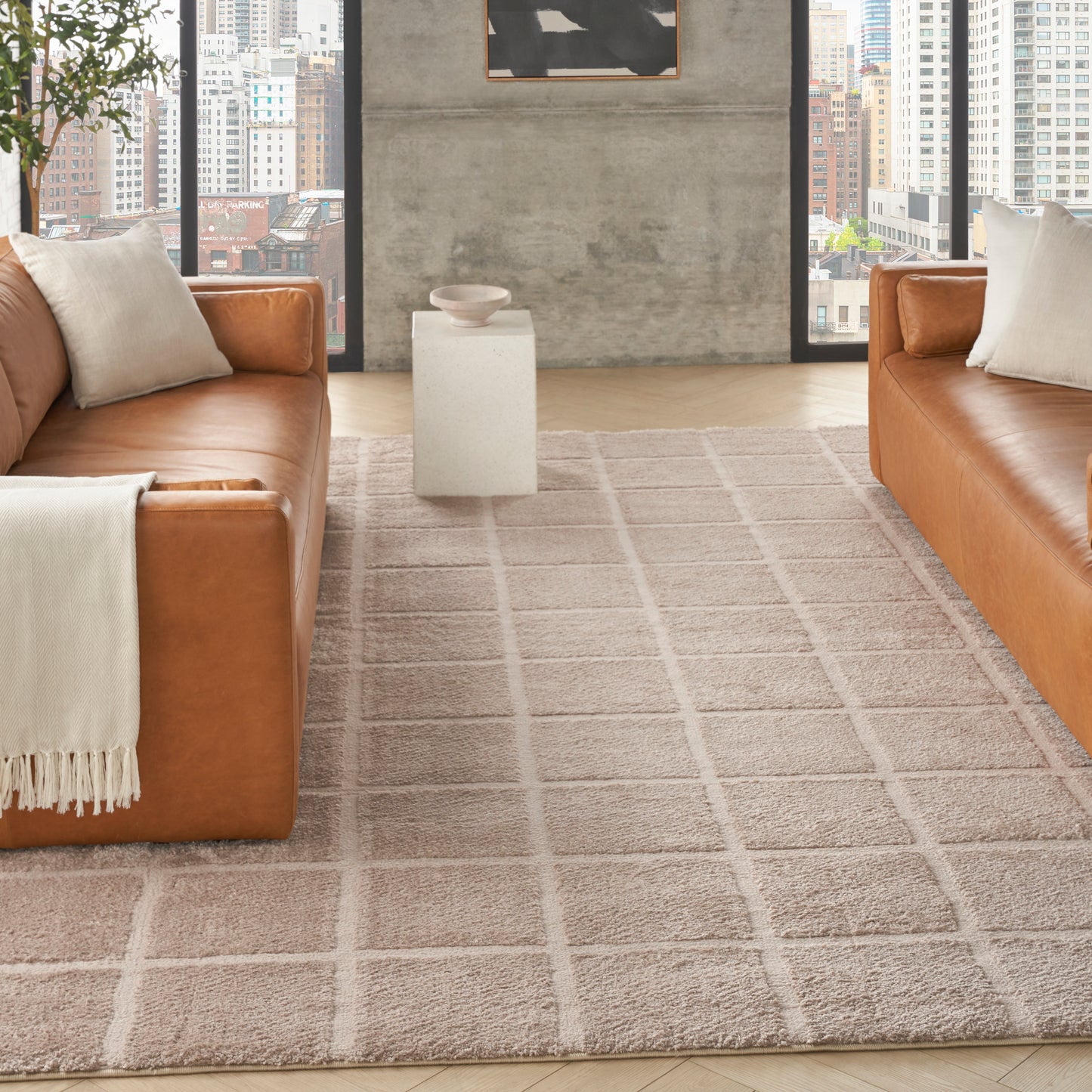 DKNY West End Ave  Beige  Contemporary