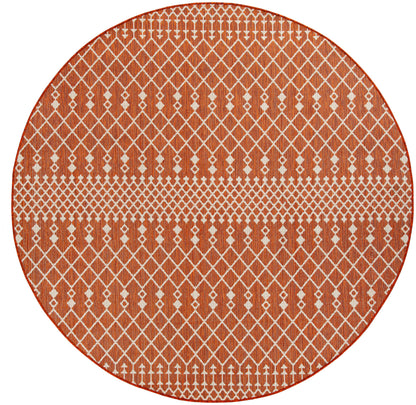 Nourison Home Positano POS02 Terracotta Contemporary Power-loomed Rug