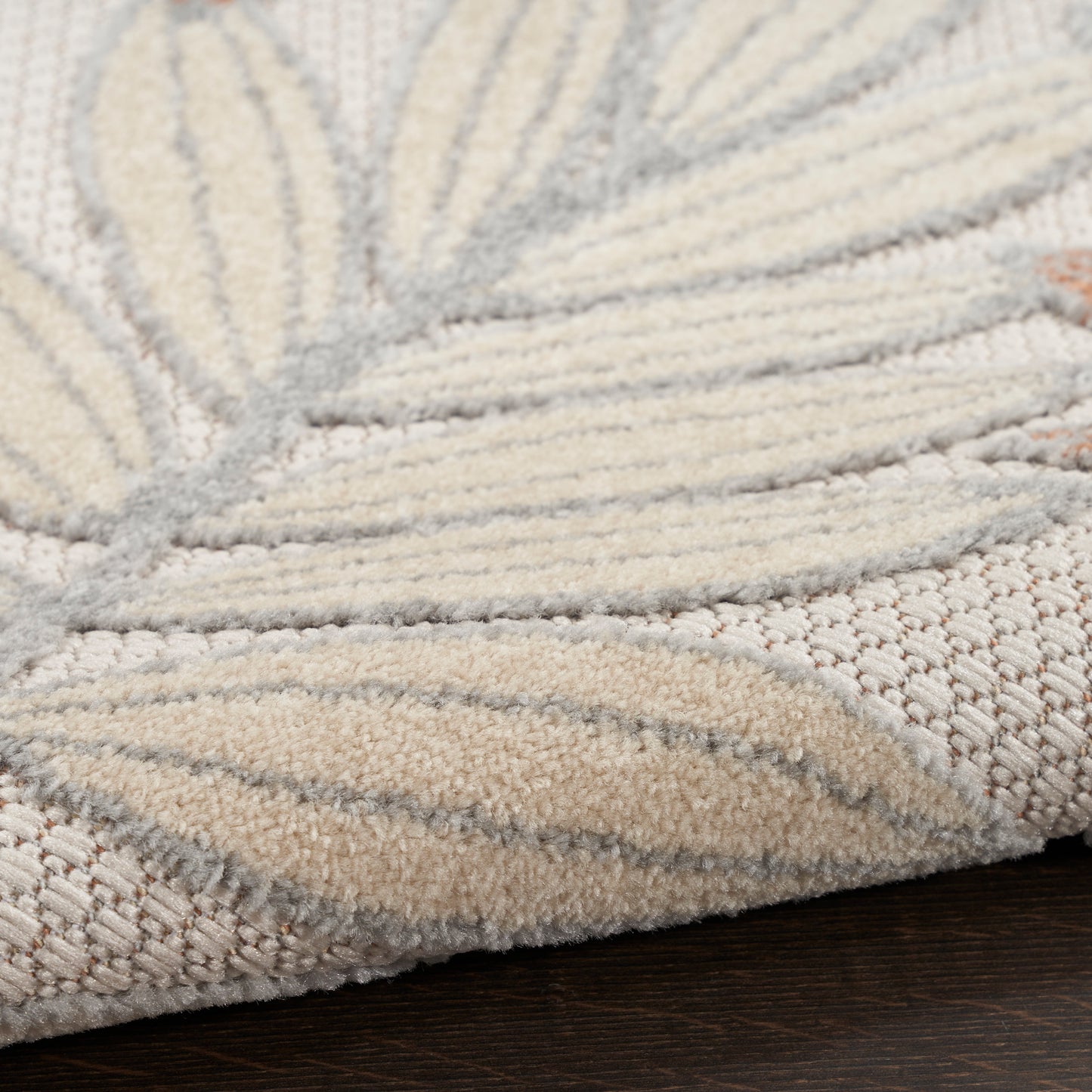 Nourison Home Aloha  Blue Mocha  Contemporary