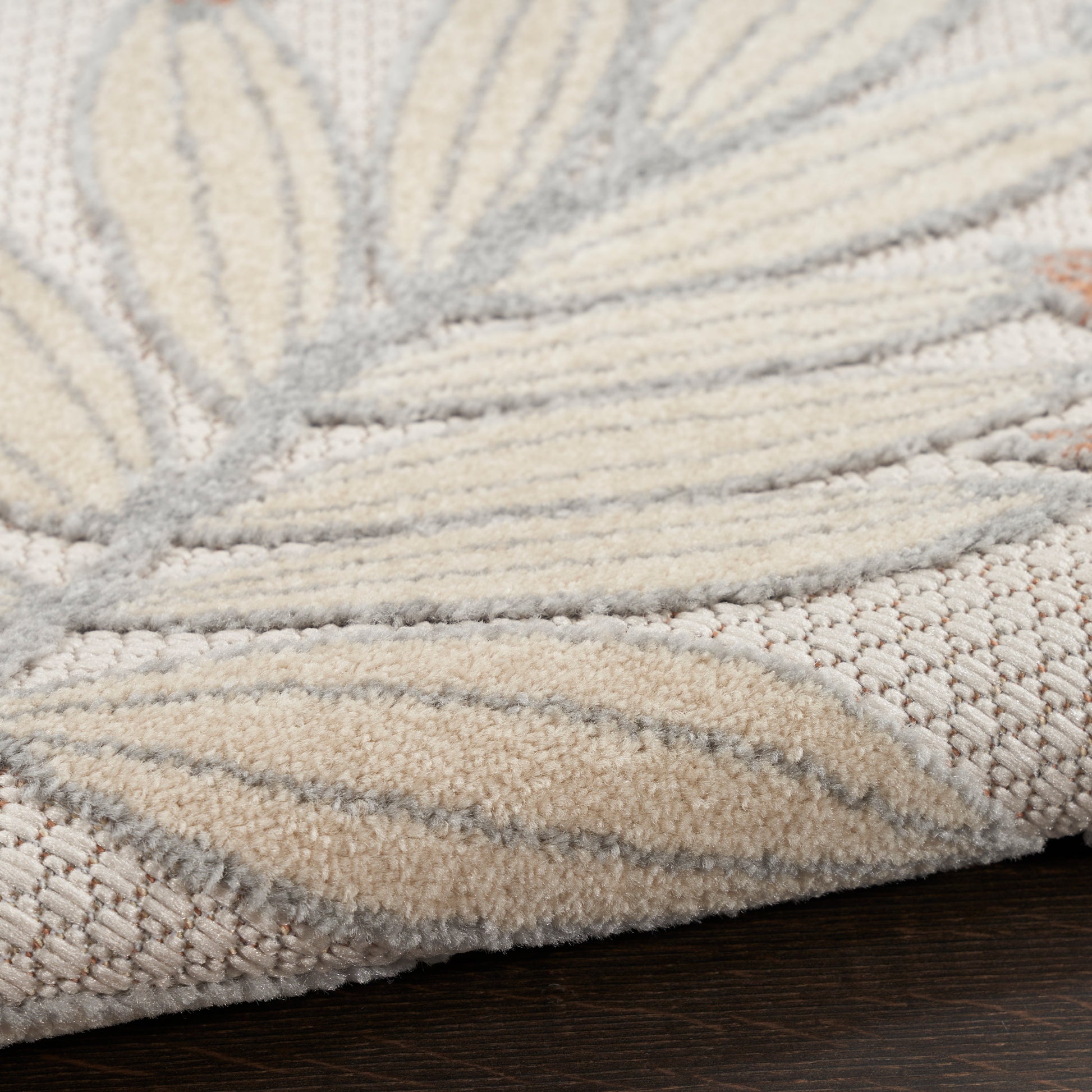 Nourison Home Aloha  Blue Mocha  Contemporary