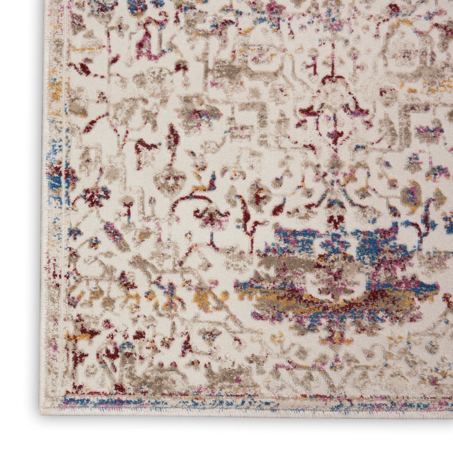 Nourison Home Melody  Ivory Multicolor  Traditional