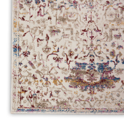 Nourison Home Melody  Ivory Multicolor  Traditional