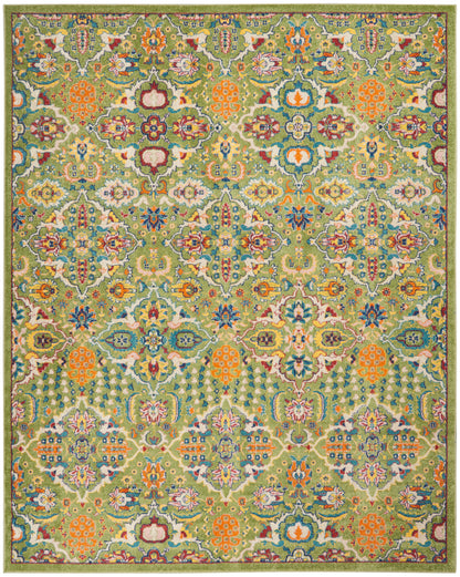 Nourison Home Allur ALR03 Sage Ivory Transitional Power-loomed Rug