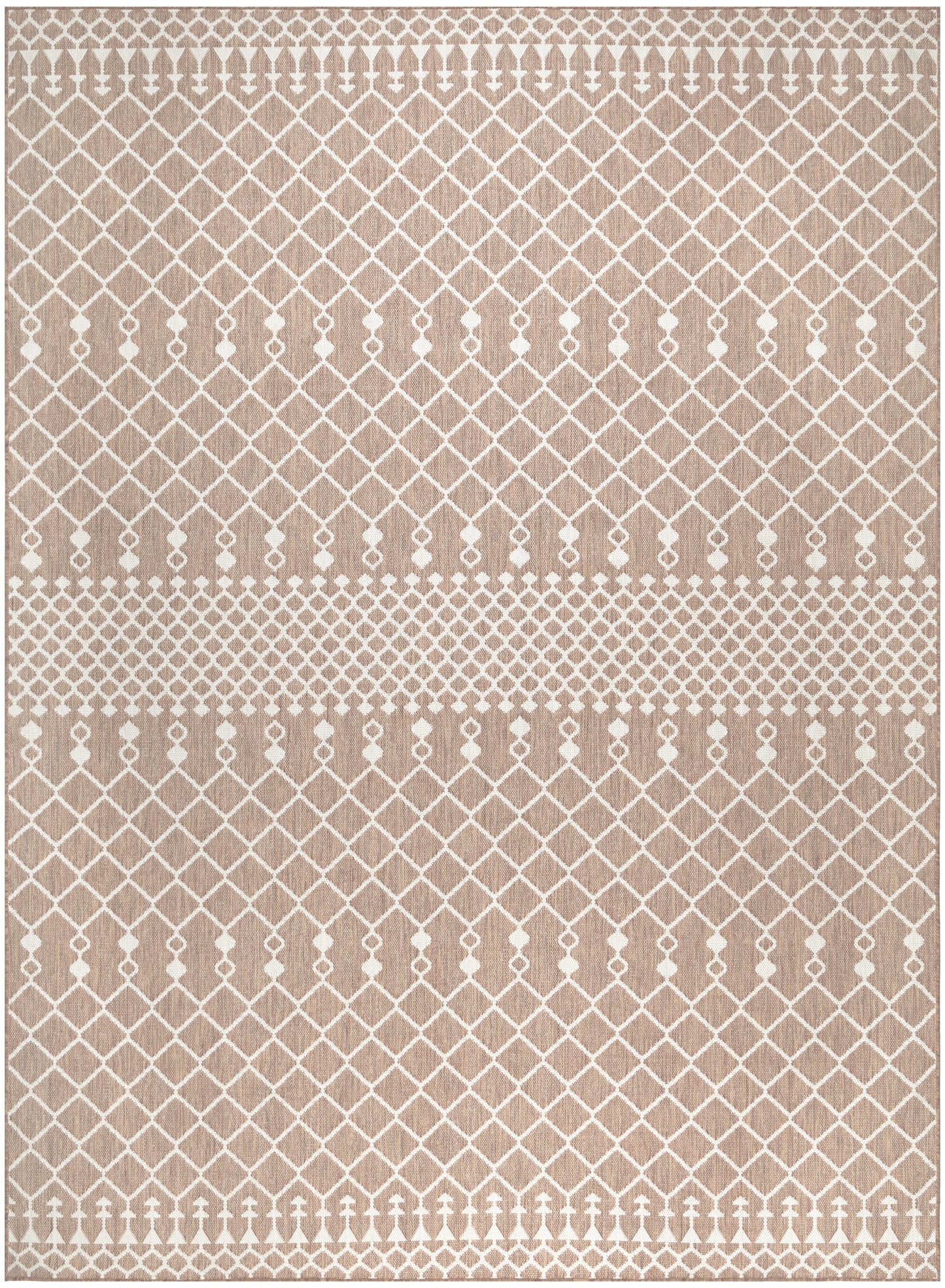 Nourison Home Positano POS02 Beige Contemporary Power-loomed Rug