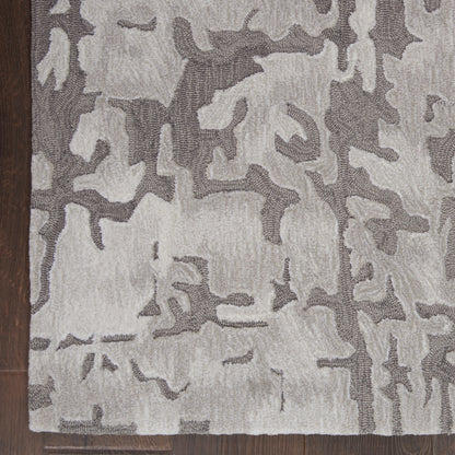 Nourison Home Symmetry  Ivory Taupe  Contemporary