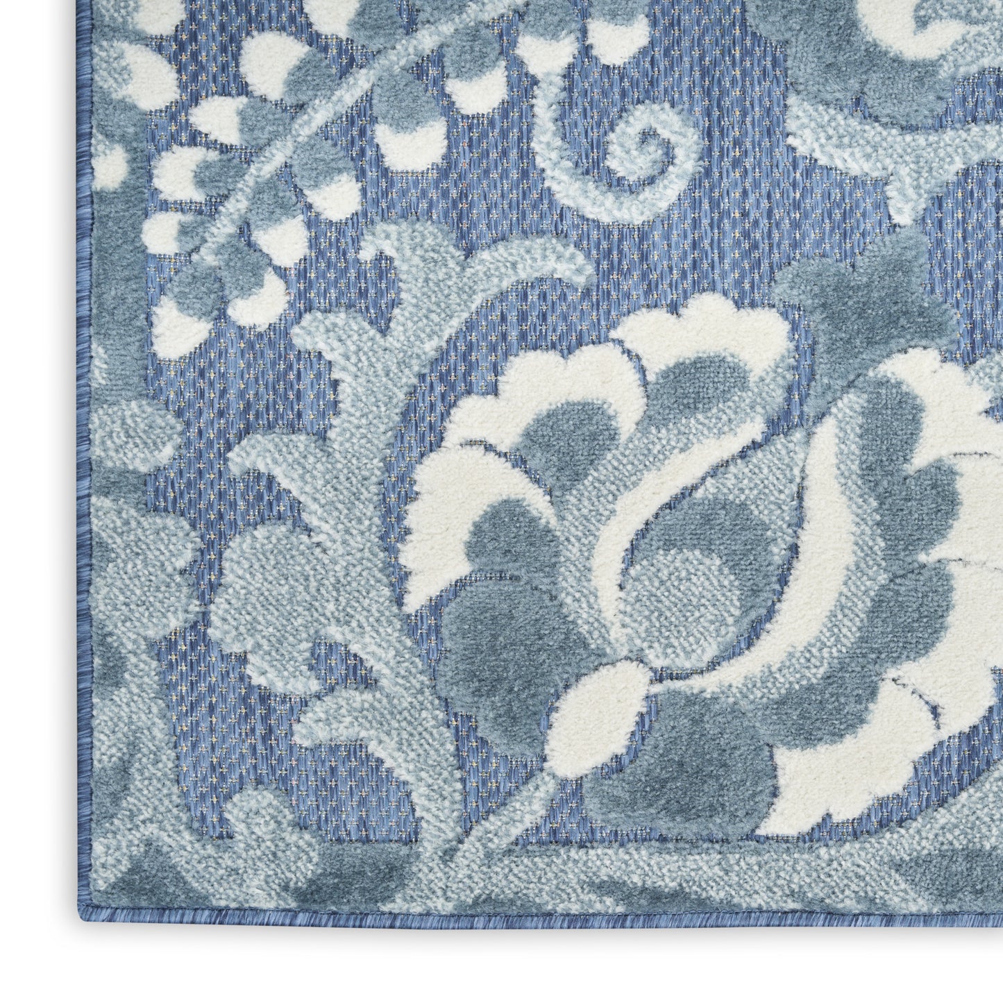 Nourison Home Aloha  Blue  Contemporary