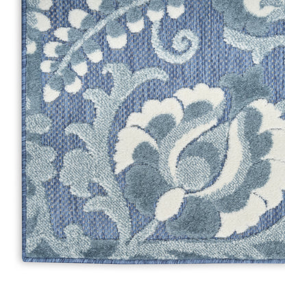 Nourison Home Aloha  Blue  Contemporary