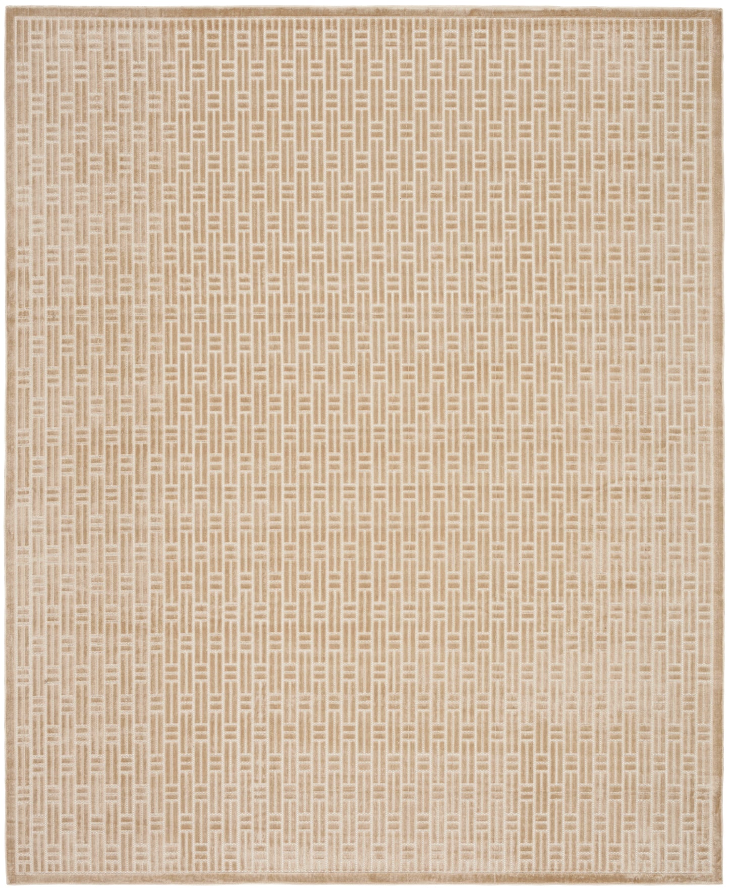 Nourison Home Washable Charm WCH02 Beige Ivory Contemporary Machine Woven Rug