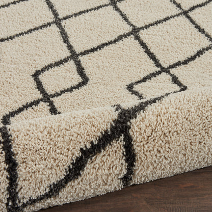 Nourison Home Martil  Ivory Charcoal  Contemporary