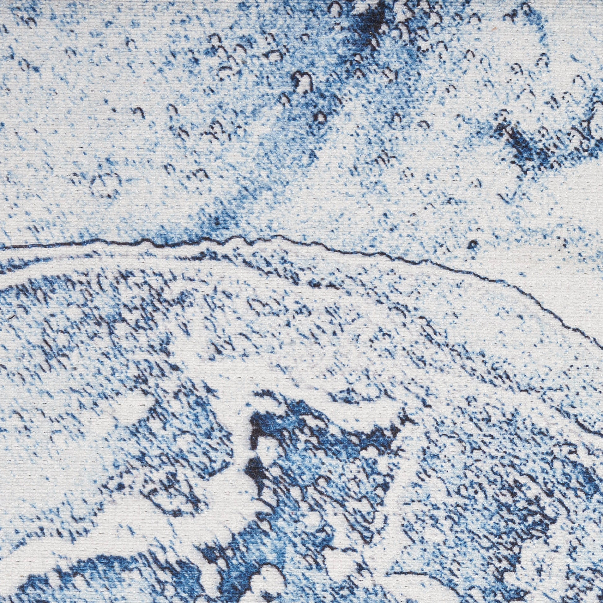 Inspire Me! Home Décor Daydream  Ivory Blue  Contemporary