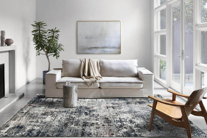 Artisan Venetian  Cream Grey Contemporary Machinemade Rug