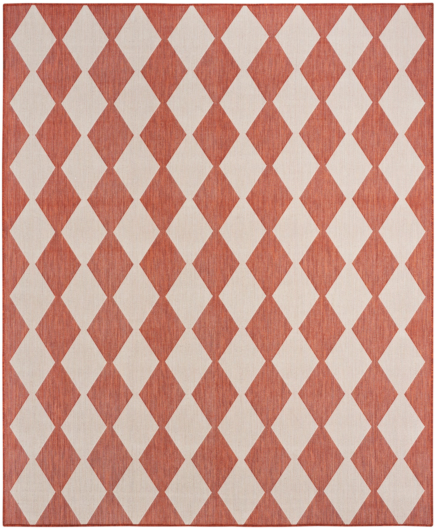 Nourison Home Positano POS04 Terracotta Contemporary Power-loomed Rug