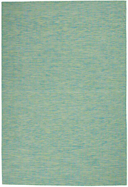 Nourison Home Positano POS01 Blue Green Contemporary Power-loomed Rug