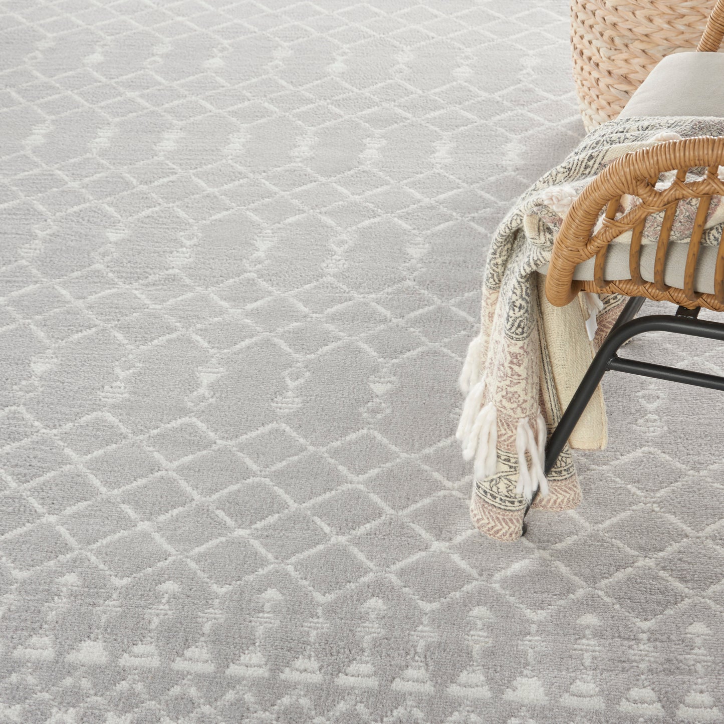 Nourison Home Whimsicle  Grey  Contemporary