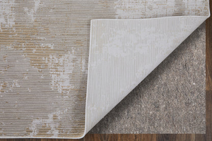 Feizy Sonora 39PLF Ivory Modern/Bohemian & Eclectic Machinemade Rug