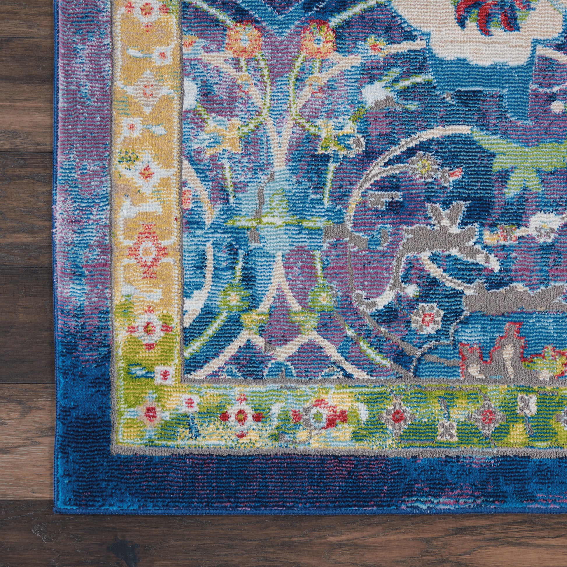 Nourison Home Ankara Global  Blue  Traditional