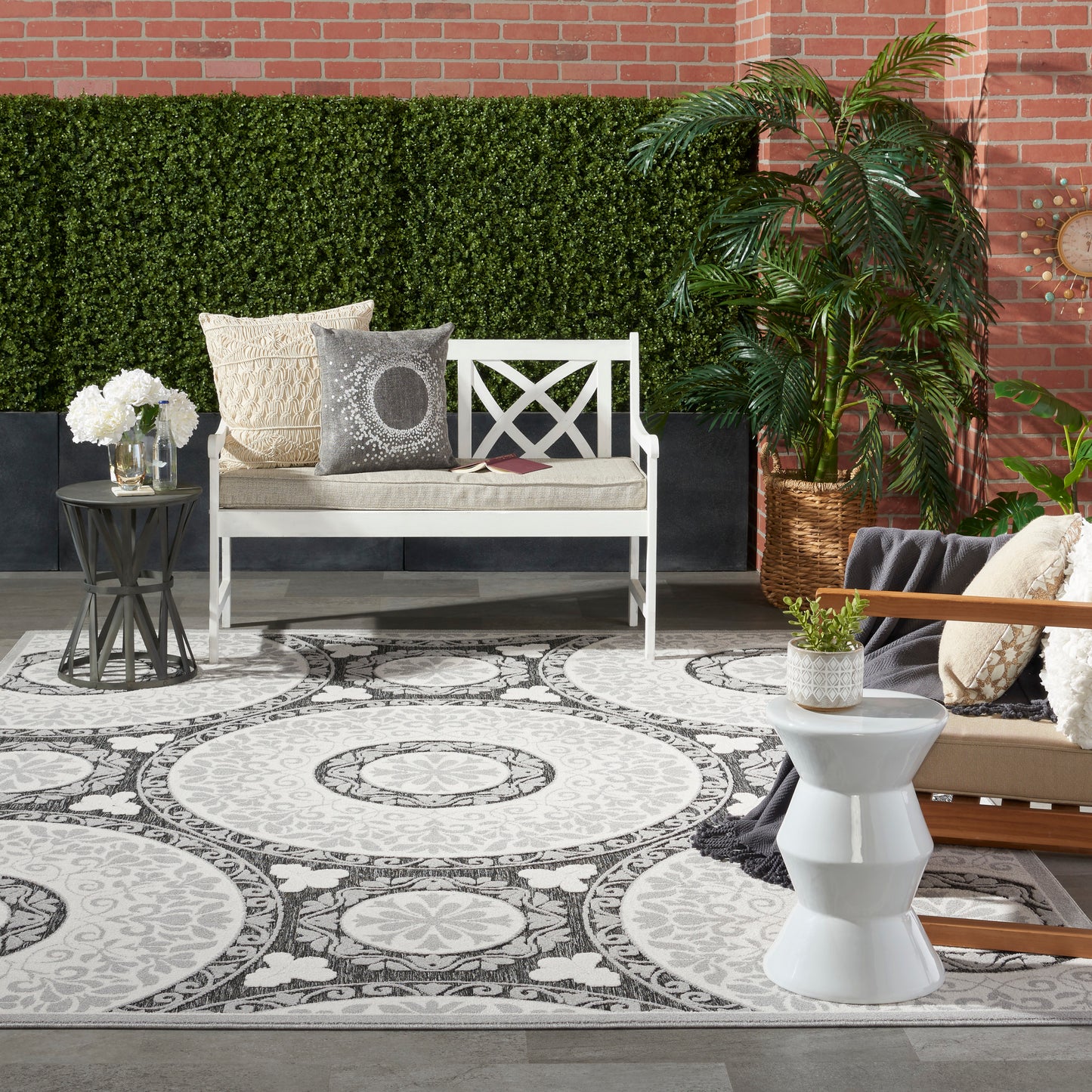 Nourison Home Key Largo  Grey  Contemporary
