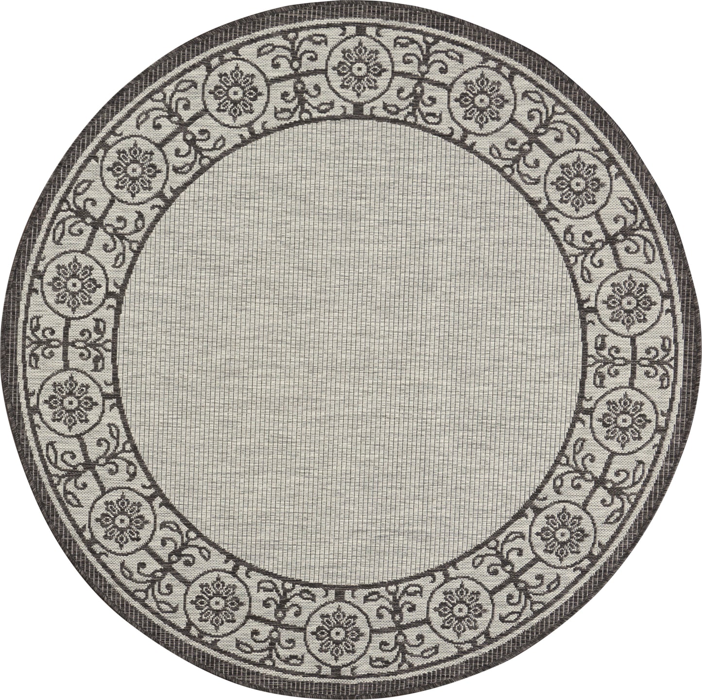 Nourison Home Country Side  Ivory Charcoal  Transitional