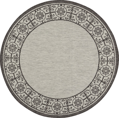 Nourison Home Country Side  Ivory Charcoal  Transitional