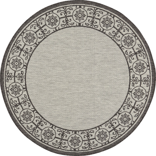 Nourison Home Country Side  Ivory Charcoal  Transitional