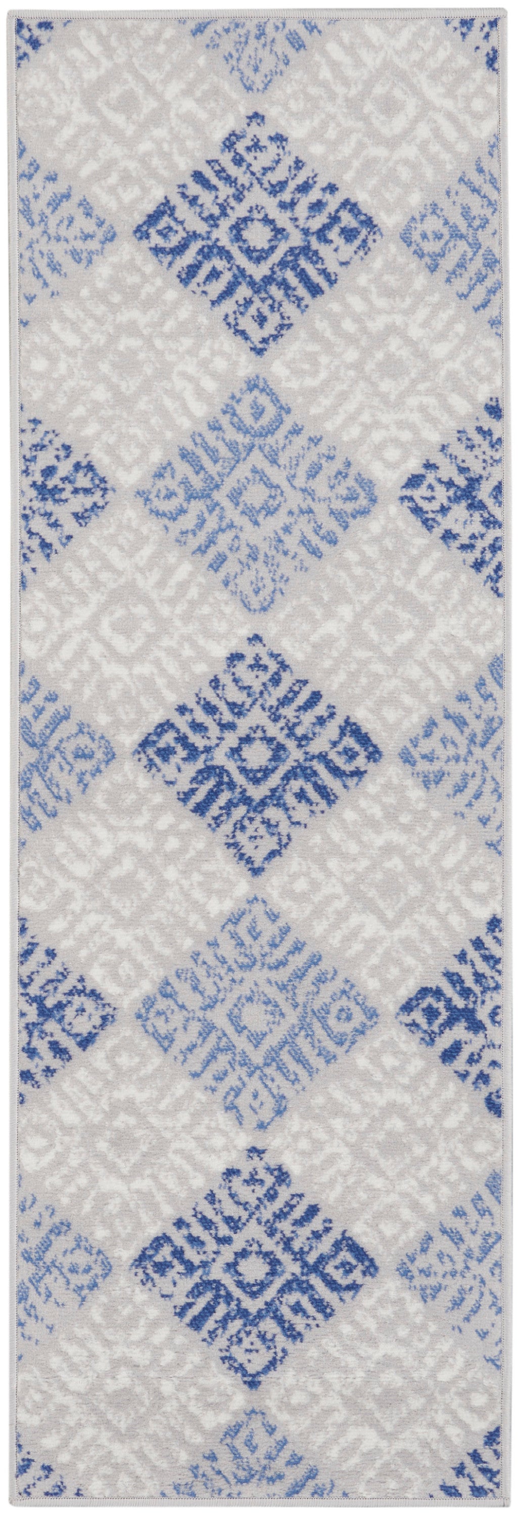 Nourison Home Whimsicle WHS18 Grey Blue Transitional Power-loomed Rug