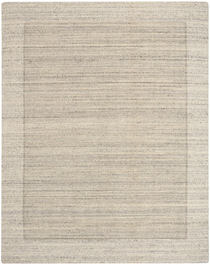 Calvin Klein CK082 Ridge RDG01 Grey Ivory Contemporary Hand Woven Rug