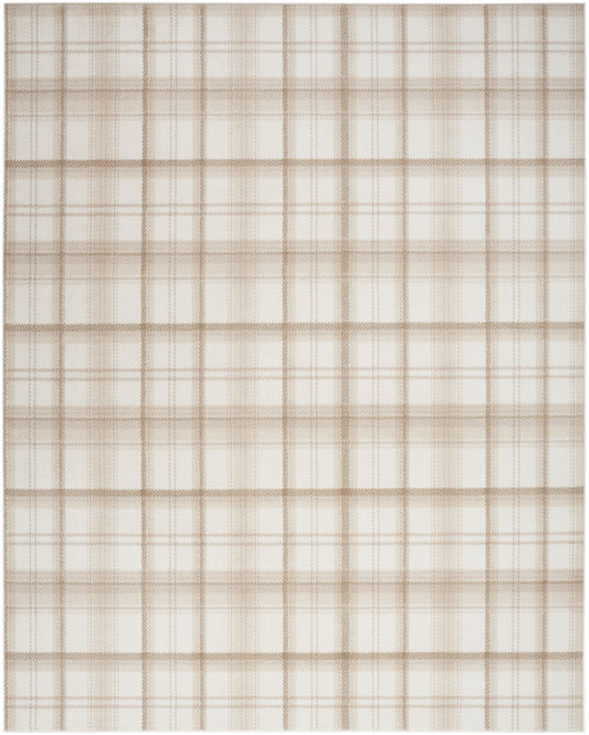Nourison Home Grafix  Ivory Beige  Contemporary