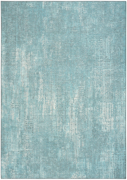 Nourison Home Botanical Washables BOT05 Green Contemporary Machine Woven Rug