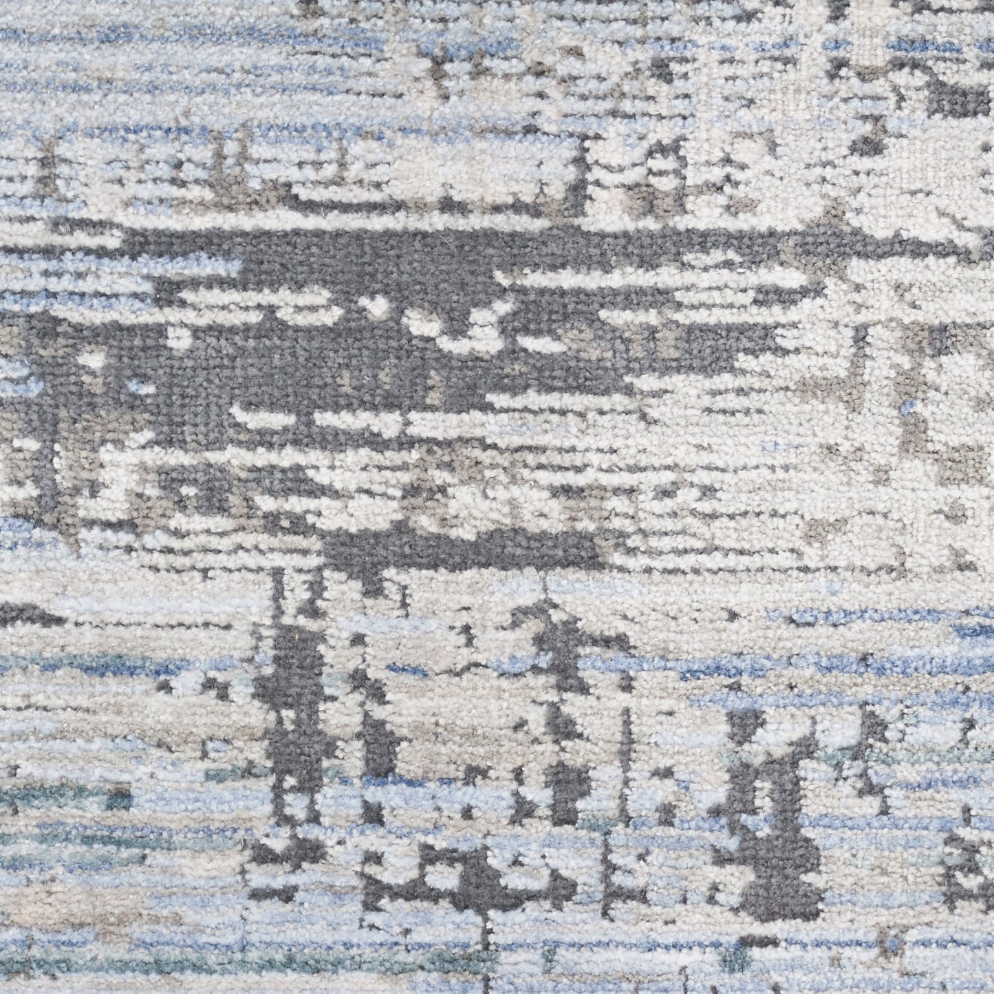 Nourison Home Abstract Hues  Blue Grey  Contemporary