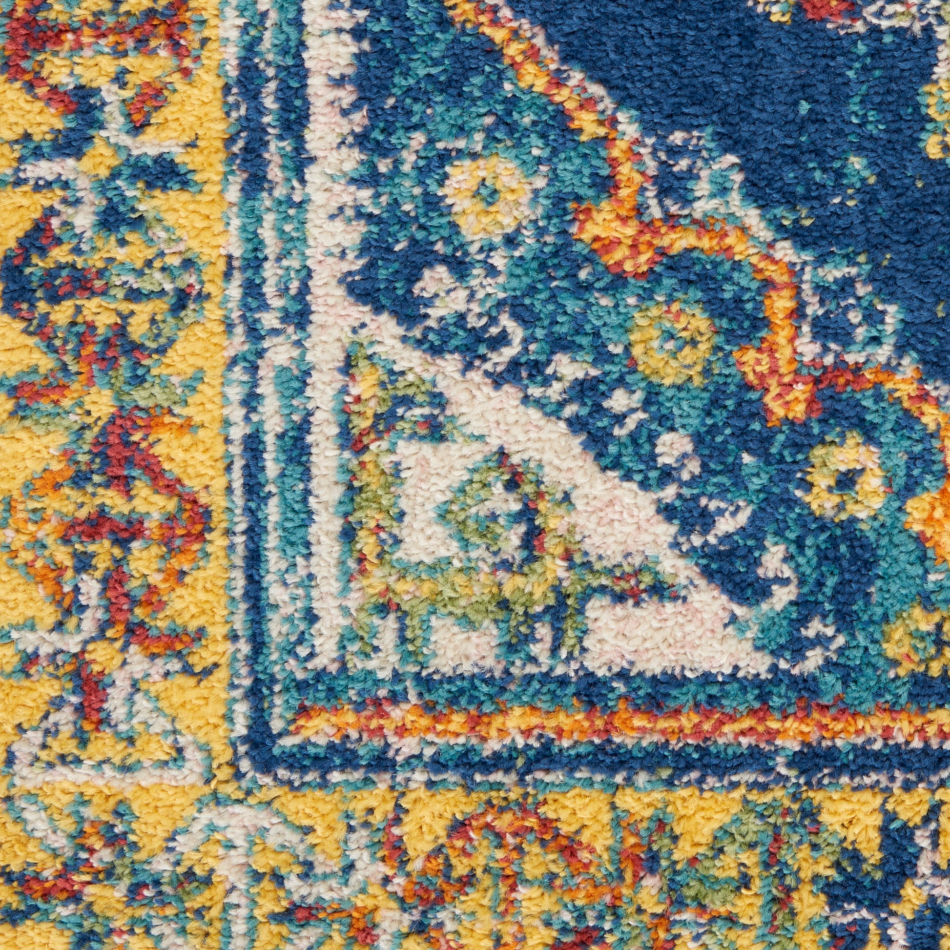 Nourison Home Allur  Navy Multicolor  Transitional