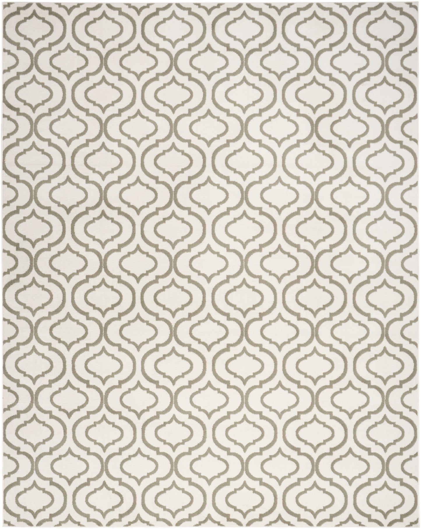Nourison Home Jubilant JUB19 Ivory Green Transitional Power-loomed Rug