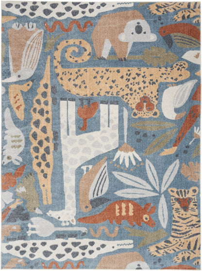 Nourison Home Astra Machine Washable ASW01 Multicolor Contemporary Power-loomed Rug