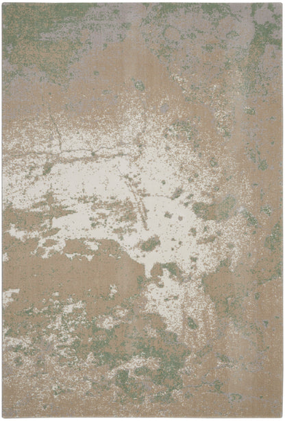 Nourison Home Twilight TWI06 Ivory Green Contemporary Power-loomed Rug