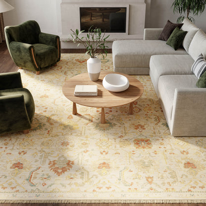 Nourison Home Antique Bloom  Taupe Multicolor  Traditional