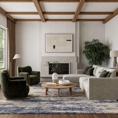 Nourison Home Dreamy Shag  Light Blue Grey  Contemporary