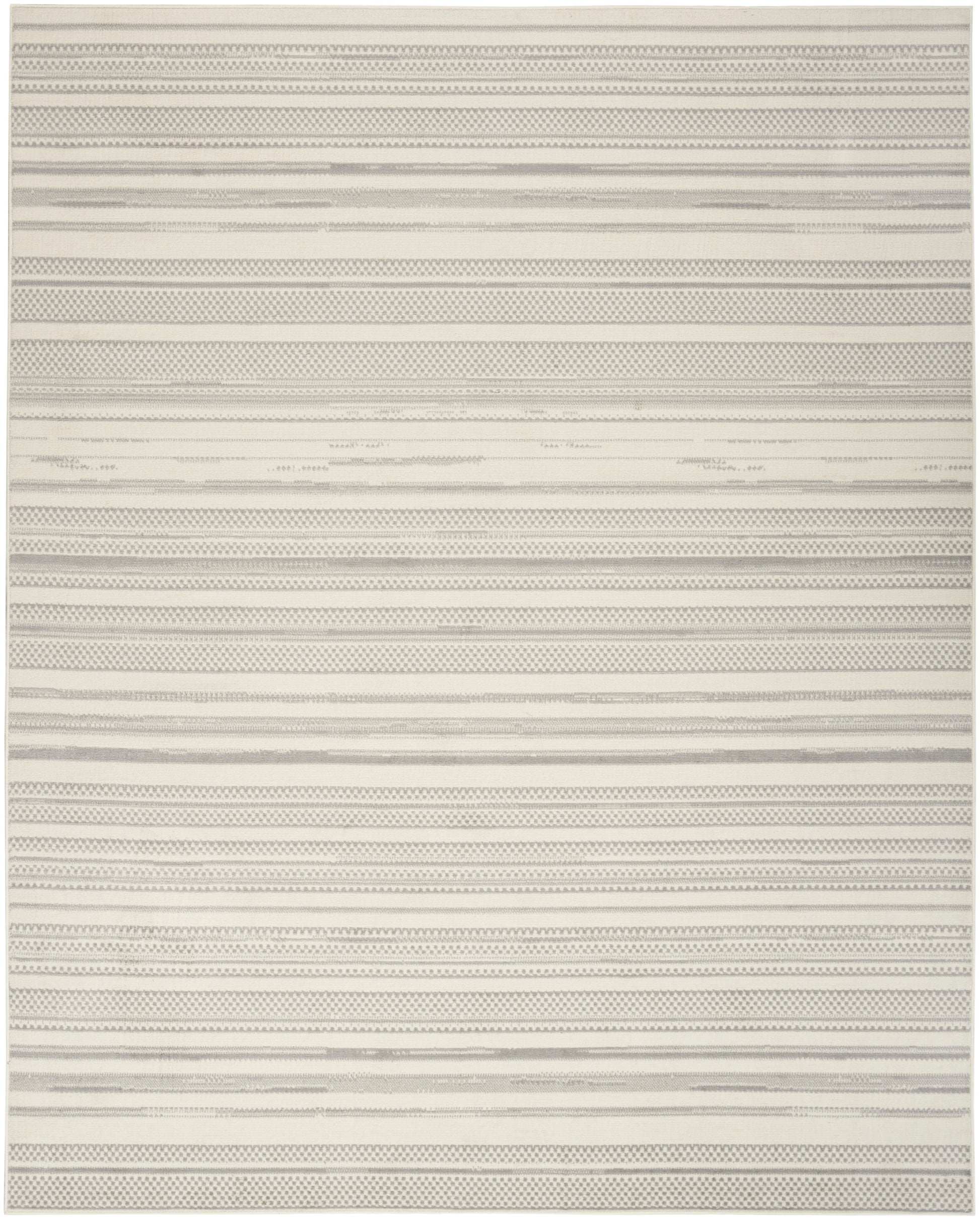 Nourison Home Grafix  Ivory Grey  Contemporary