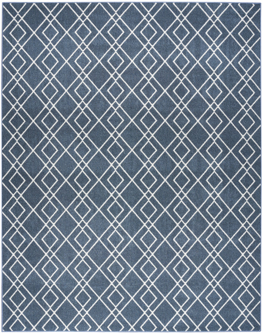 Nourison Home Modern Lines  Denim  Contemporary