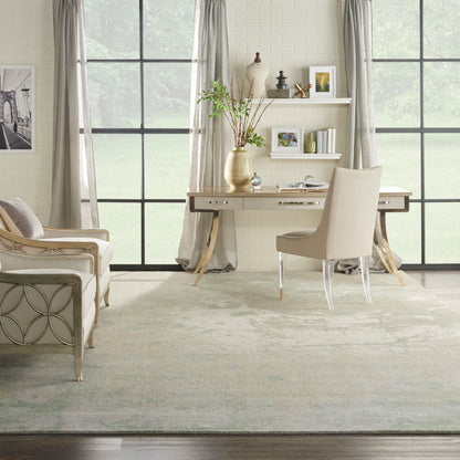 Nourison Home Twilight  Ivory Green  Contemporary
