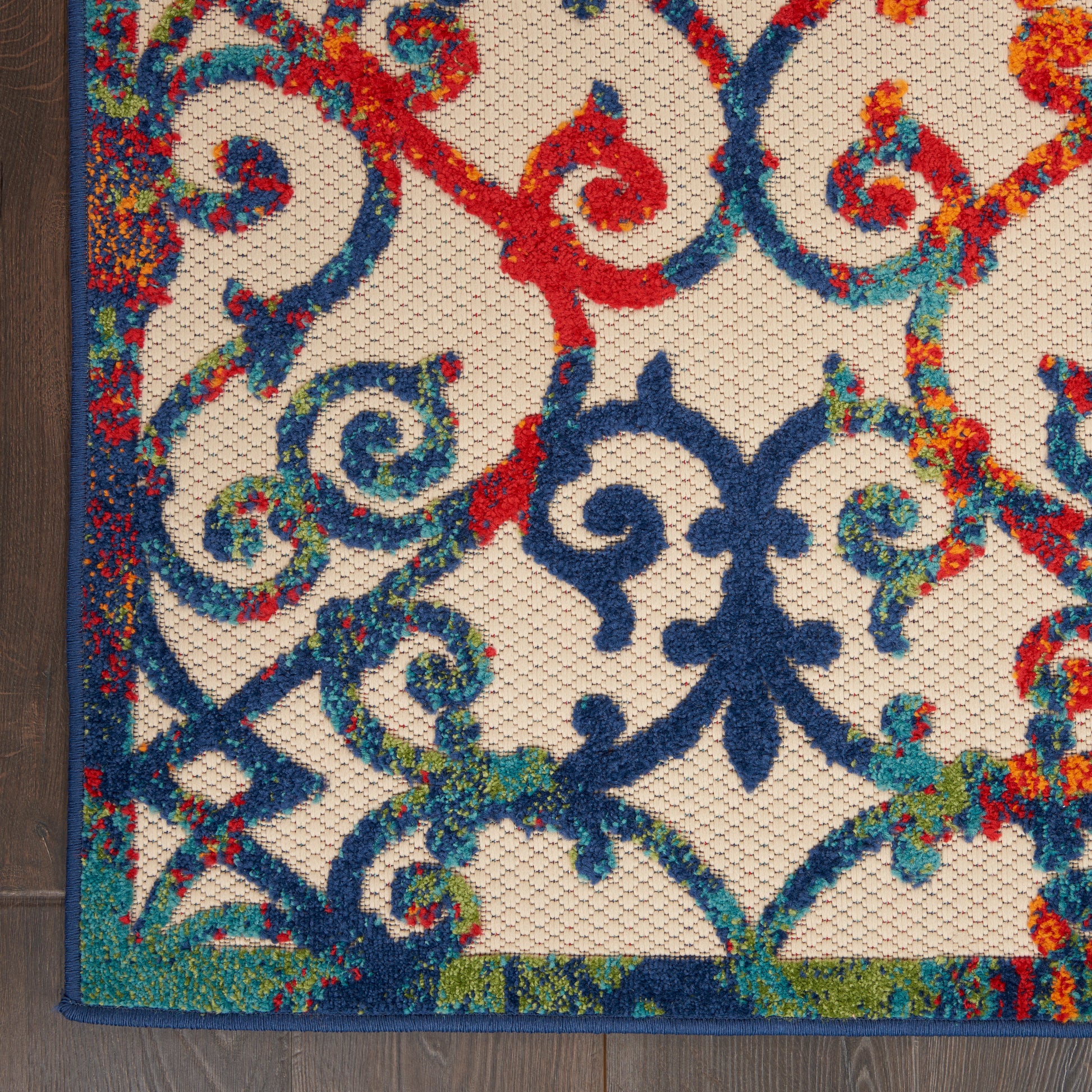 Nourison Home Aloha  Multicolor  Contemporary