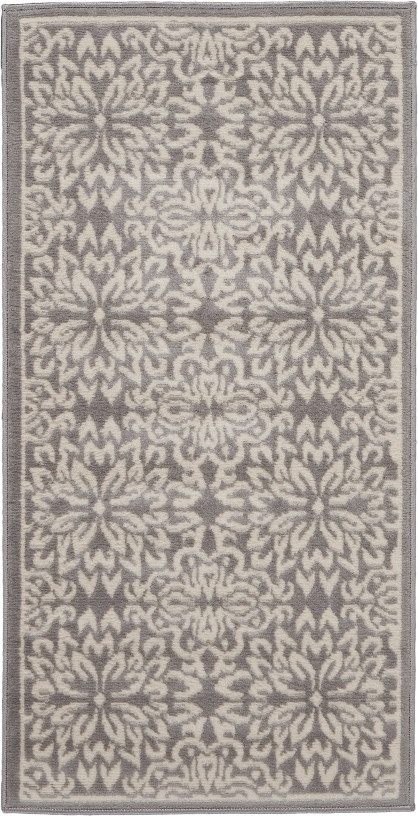 Nourison Home Jubilant JUB06 Ivory Grey Transitional Power-loomed Rug