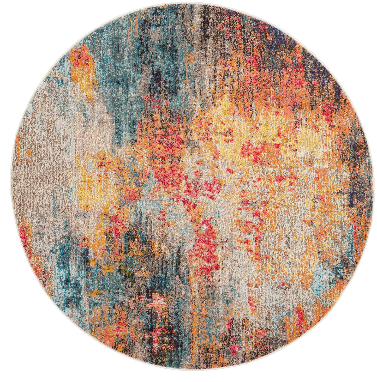 Nourison Home Celestial CES15 Multicolor Contemporary Power-loomed Rugs