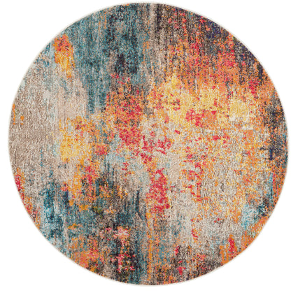 Nourison Home Celestial CES15 Multicolor Contemporary Power-loomed Rugs