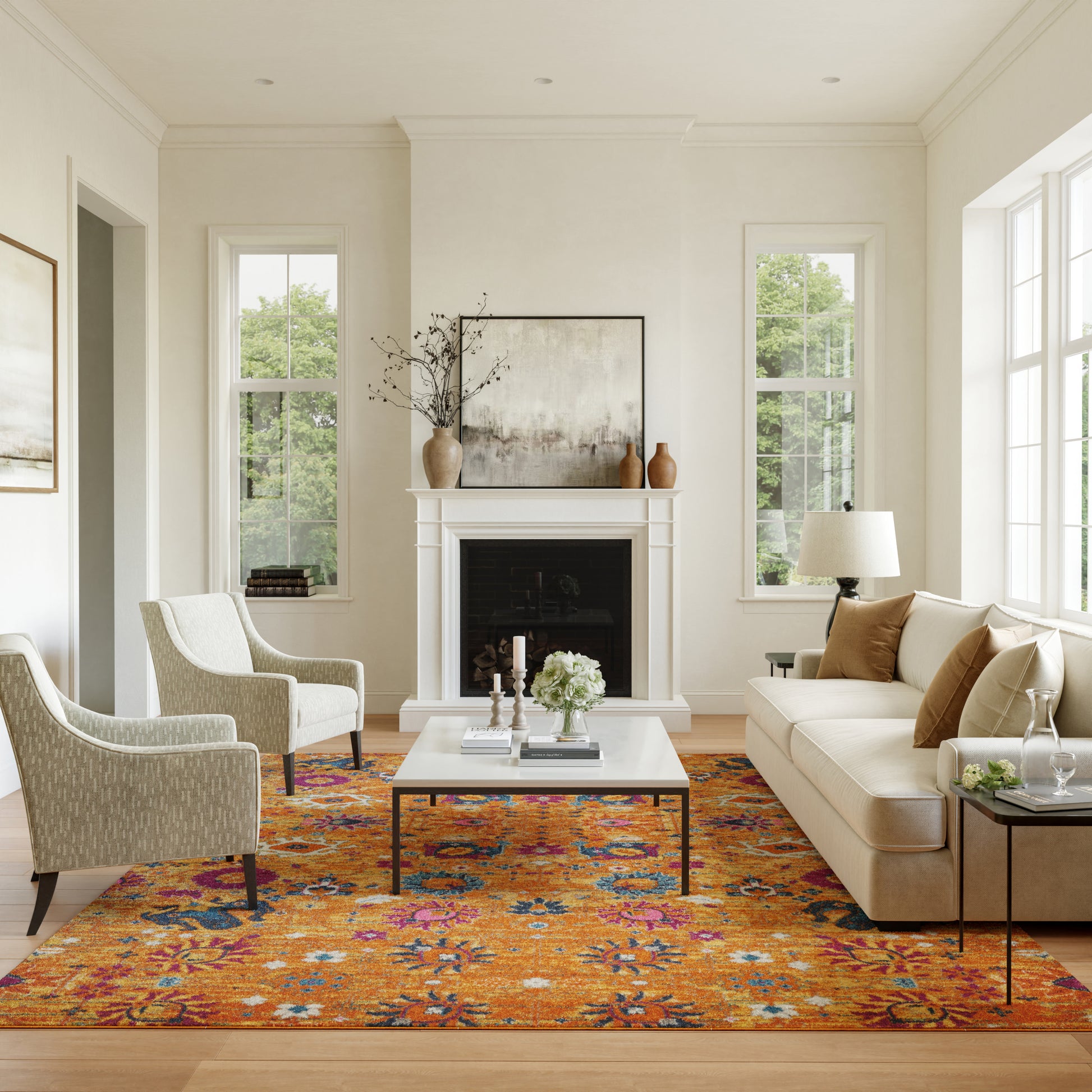 Nourison Home Passion  Sunburst  Transitional