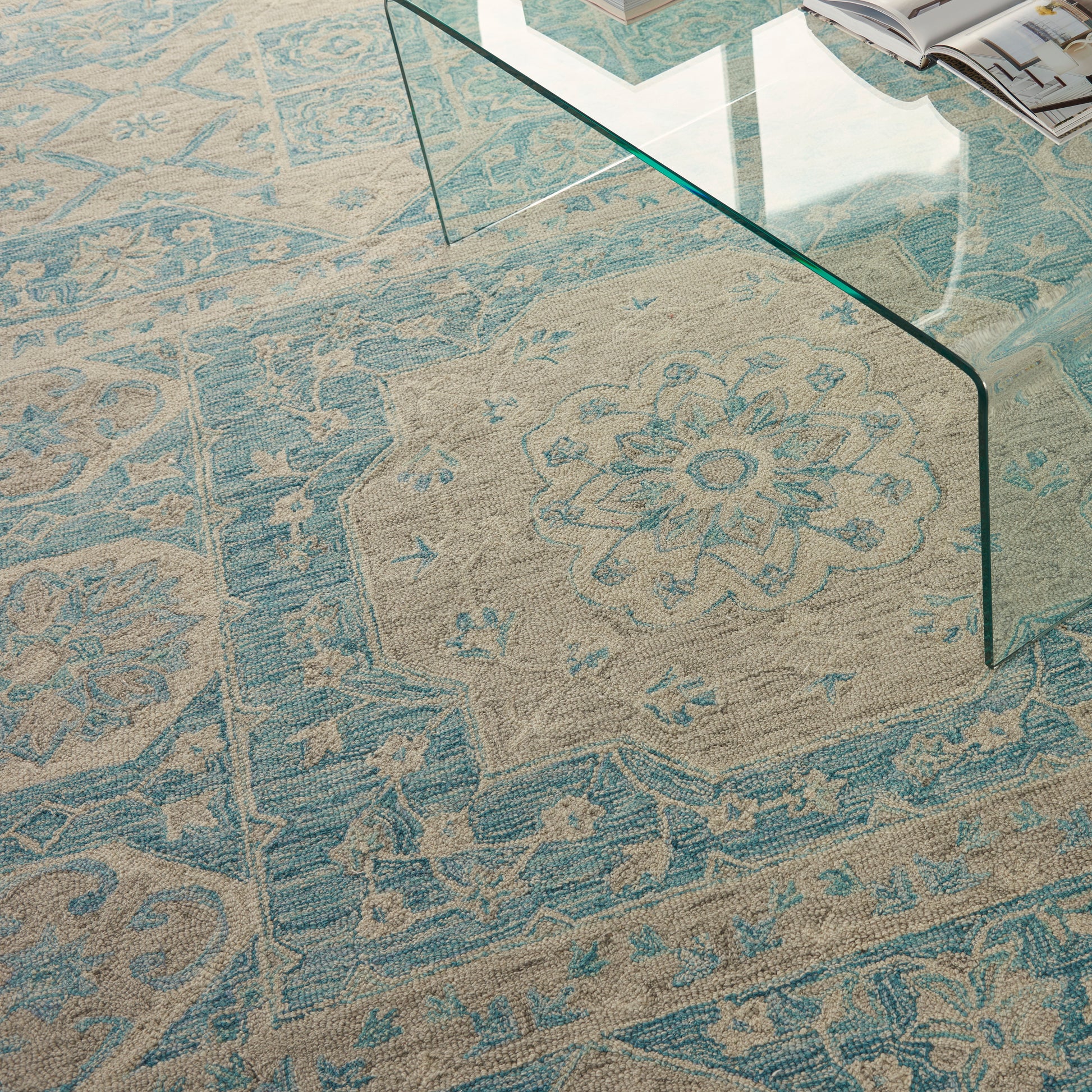 Nourison Home Azura  Ocean  Transitional