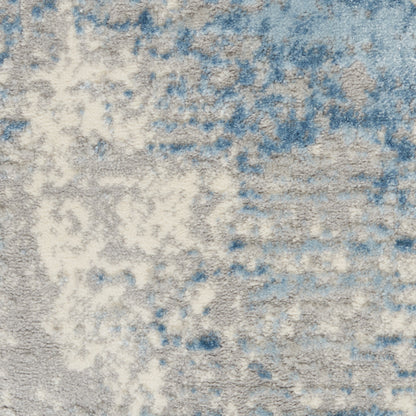 Nourison Home Solace  Ivory Grey Blue  Contemporary