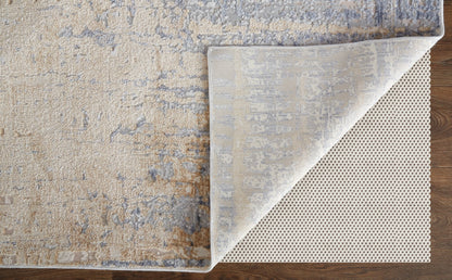 Feizy Laina 39G9F Blue Beige Transitional/Industrial Machine Woven Rug - Rugs - Feizy - Atlanta Designer Rugs