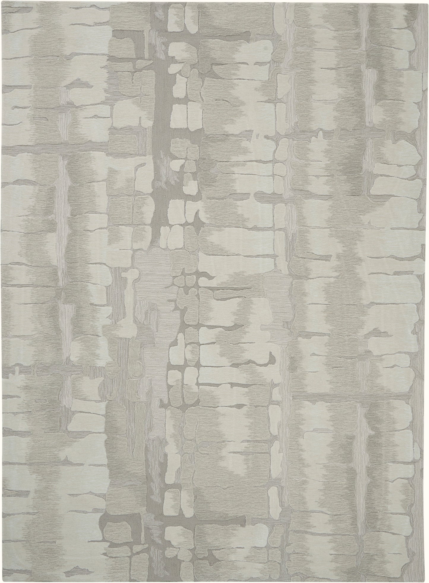 Nourison Home Symmetry  Ivory Beige  Contemporary