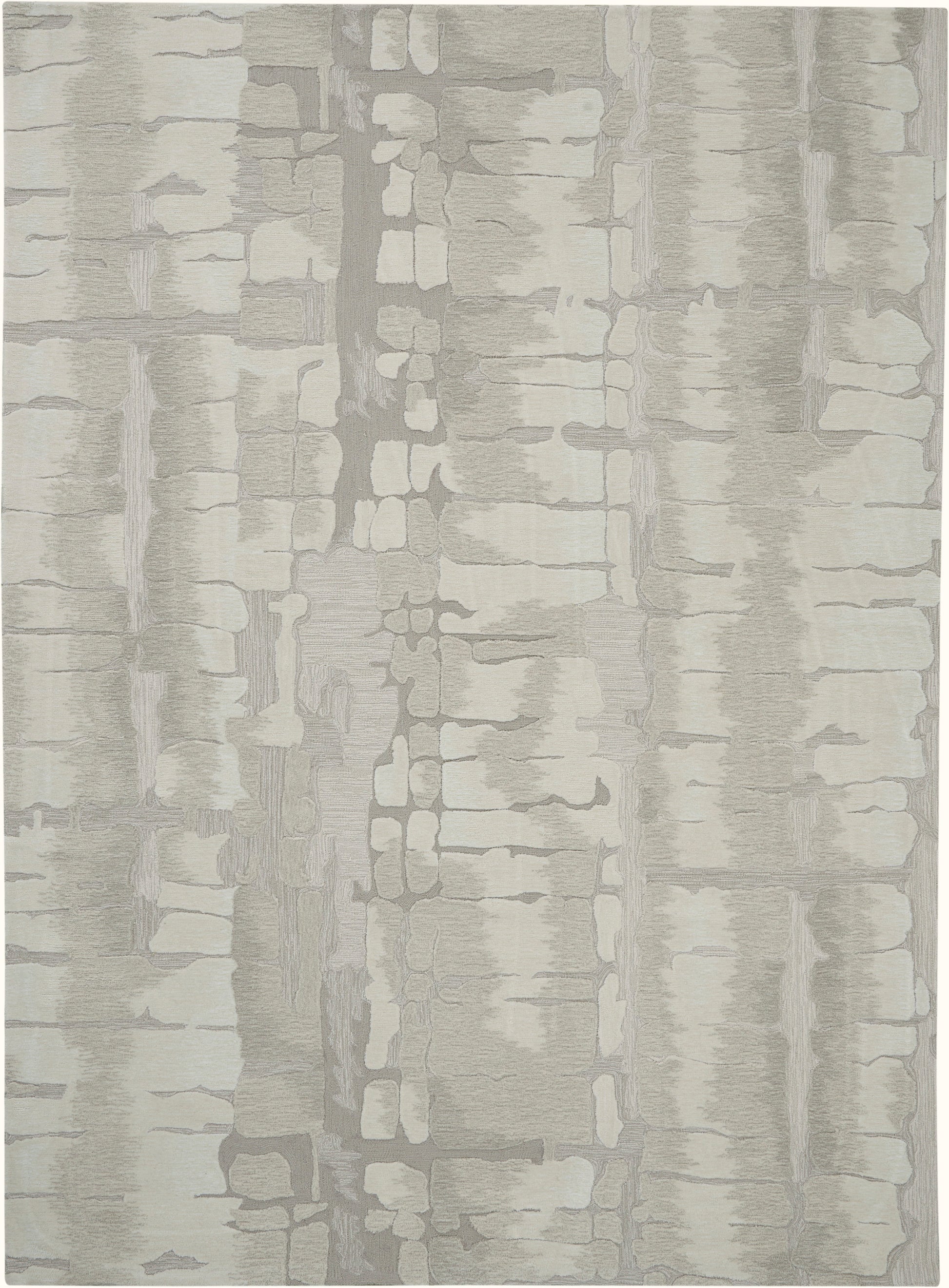 Nourison Home Symmetry  Ivory Beige  Contemporary