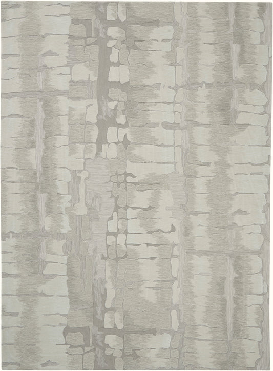 Nourison Home Symmetry  Ivory Beige  Contemporary